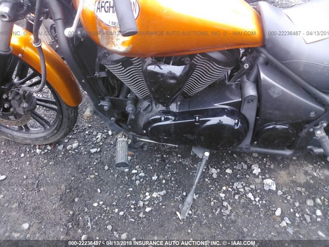 JKAVN2C18CA050760 - 2012 KAWASAKI VN900 C ORANGE photo 9