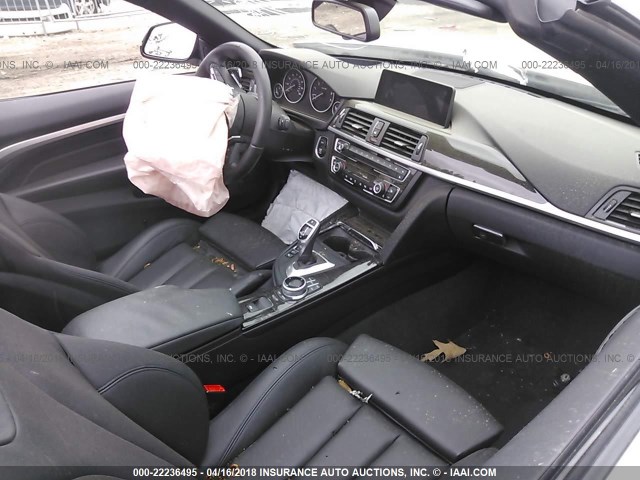 WBA4T9C39H5A15257 - 2017 BMW 440I WHITE photo 5