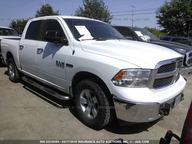 1C6RR7LM4FS534319 - 2015 RAM 1500 SLT WHITE photo 1