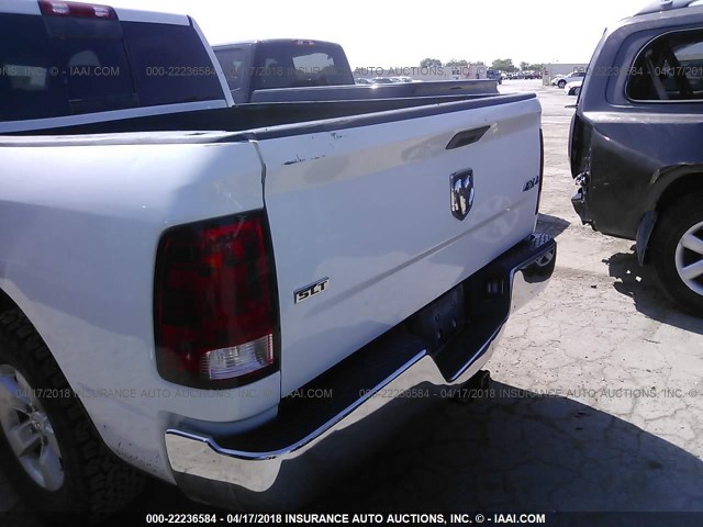 1C6RR7LM4FS534319 - 2015 RAM 1500 SLT WHITE photo 6