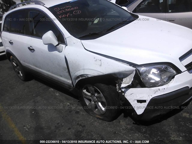 3GNAL2EK0ES551067 - 2014 CHEVROLET CAPTIVA LS WHITE photo 6