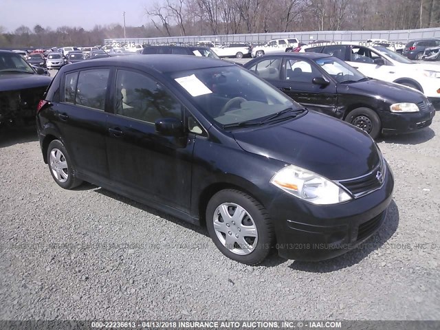 3N1BC13E29L437336 - 2009 NISSAN VERSA S/SL BLACK photo 1