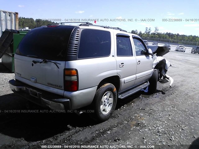 1GNEC13Z04R170543 - 2004 CHEVROLET TAHOE C1500 BEIGE photo 4