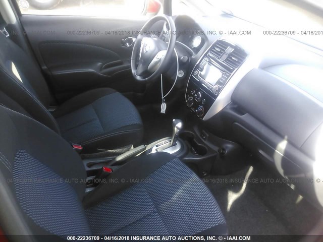3N1CE2CP0HL364794 - 2017 NISSAN VERSA NOTE S/S PLUS/SV/SL/SR RED photo 5