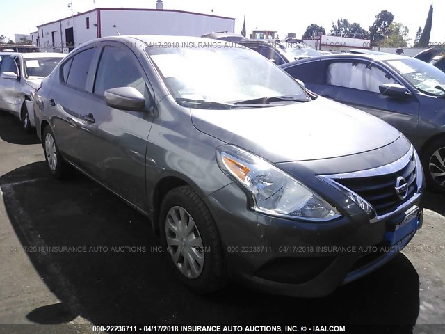 3N1CN7AP9HL816726 - 2017 NISSAN VERSA S/S PLUS/SV/SL GRAY photo 1