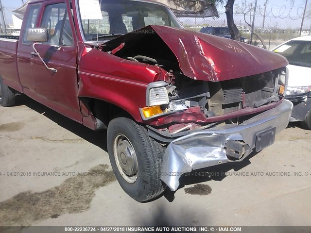 1FTHX25G6VEC86009 - 1997 FORD F250 RED photo 6