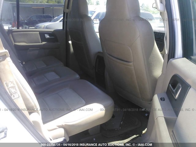 1FMFU17L93LB85376 - 2003 FORD EXPEDITION EDDIE BAUER WHITE photo 8