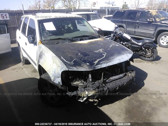 1GNDT13S152359369 - 2005 CHEVROLET TRAILBLAZER LS/LT WHITE photo 1