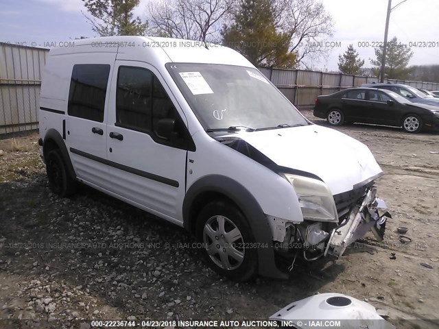 NM0KS9BN6AT019990 - 2010 FORD TRANSIT CONNECT XLT WHITE photo 1