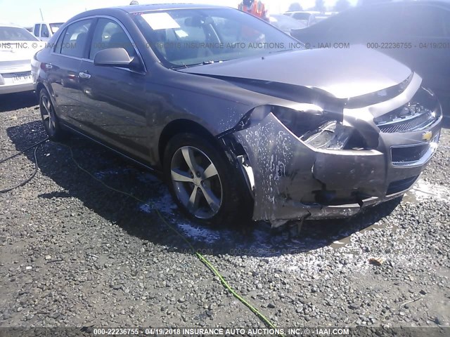 1G1ZC5EU6CF331912 - 2012 CHEVROLET MALIBU 1LT BROWN photo 1