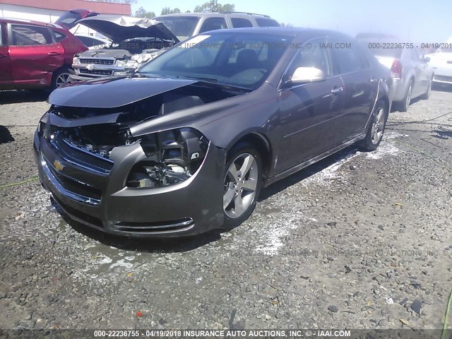 1G1ZC5EU6CF331912 - 2012 CHEVROLET MALIBU 1LT BROWN photo 2