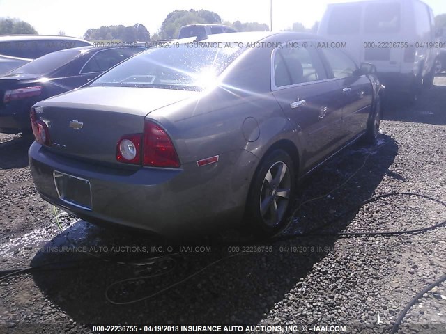 1G1ZC5EU6CF331912 - 2012 CHEVROLET MALIBU 1LT BROWN photo 4