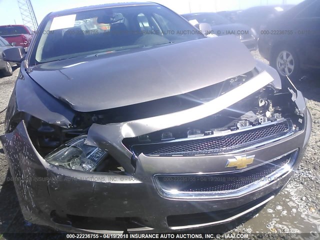 1G1ZC5EU6CF331912 - 2012 CHEVROLET MALIBU 1LT BROWN photo 6