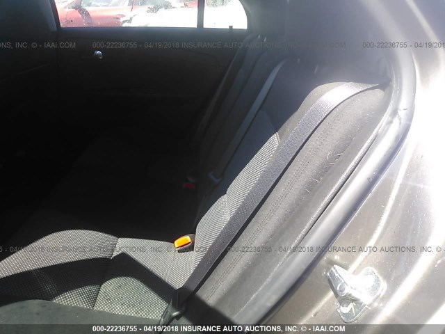 1G1ZC5EU6CF331912 - 2012 CHEVROLET MALIBU 1LT BROWN photo 8