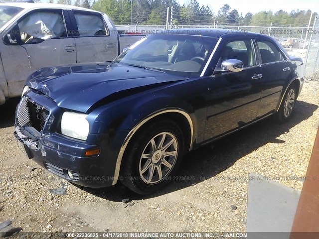 2C3KA43R56H118111 - 2006 CHRYSLER 300 Dark Blue photo 2