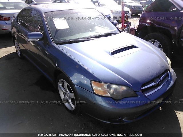 4S3BL676654205240 - 2005 SUBARU LEGACY GT LIMITED BLUE photo 1