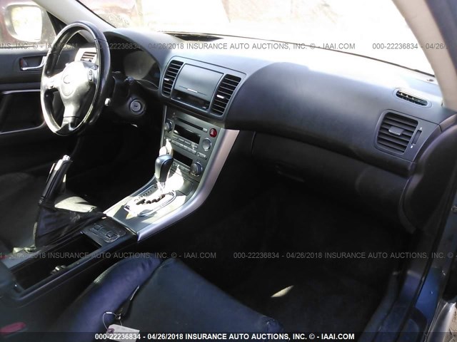 4S3BL676654205240 - 2005 SUBARU LEGACY GT LIMITED BLUE photo 5