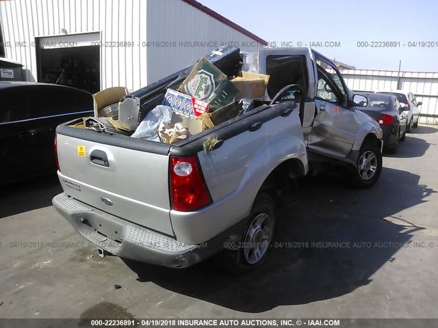 1FMZU67E33UB81619 - 2003 FORD EXPLORER SPORT TR  SILVER photo 4