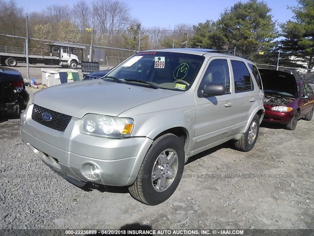 1FMCU94185KB35971 - 2005 FORD ESCAPE LIMITED GREEN photo 2