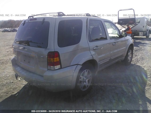 1FMCU94185KB35971 - 2005 FORD ESCAPE LIMITED GREEN photo 4