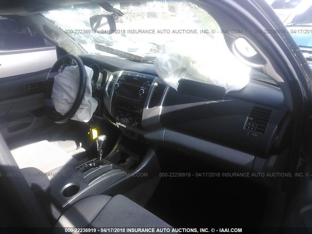 3TMJU4GN3CM138568 - 2012 TOYOTA TACOMA DOUBLE CAB PRERUNNER BLACK photo 5