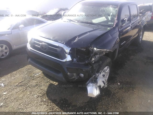 3TMJU4GN3CM138568 - 2012 TOYOTA TACOMA DOUBLE CAB PRERUNNER BLACK photo 6