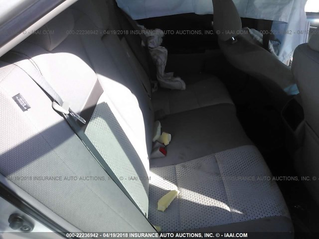 4T1BF1FK2CU036996 - 2012 TOYOTA CAMRY SE/LE/XLE Серебристый фото 8