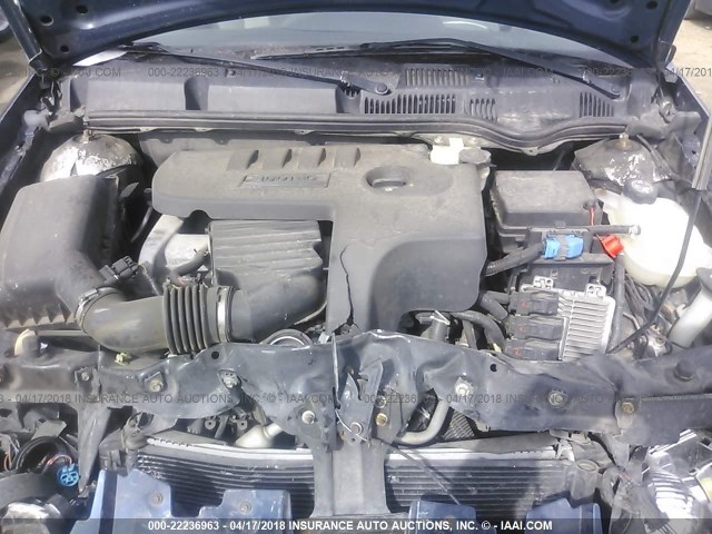 1G8AJ55F87Z124089 - 2007 SATURN ION LEVEL 2 Mavi foto 10