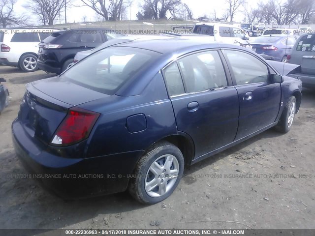 1G8AJ55F87Z124089 - 2007 SATURN ION LEVEL 2 Mavi foto 4