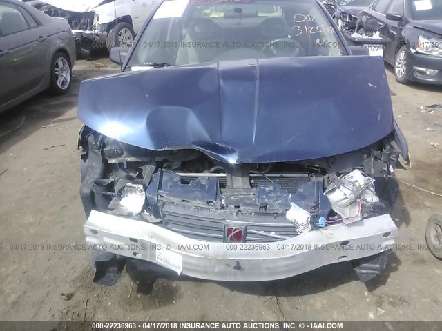 1G8AJ55F87Z124089 - 2007 SATURN ION LEVEL 2 Mavi foto 6