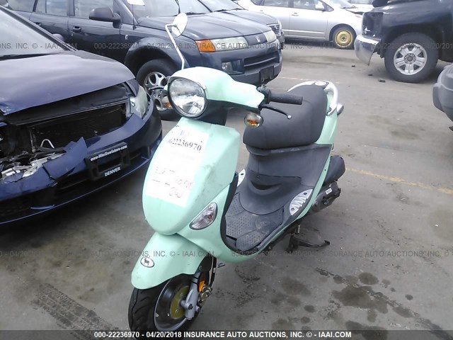 RFVPAC20XC1011716 - 2012 GENUINE SCOOTER CO. BUDDY 125 TEAL photo 2