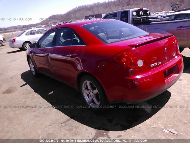 1G2ZG58N574160396 - 2007 PONTIAC G6 SE RED photo 3