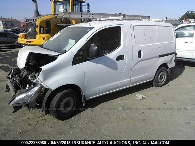 3N6CM0KNXFK732208 - 2015 NISSAN NV200 2.5S/2.5SV WHITE photo 2