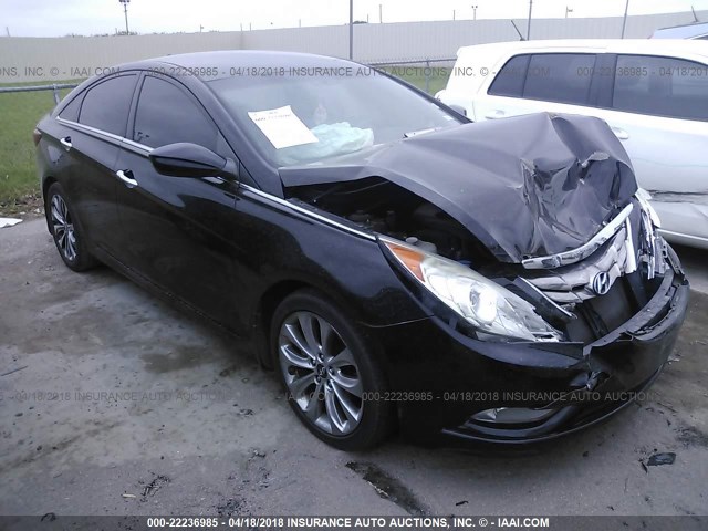 5NPEC4AC9BH304172 - 2011 HYUNDAI SONATA SE/LIMITED BLACK photo 1