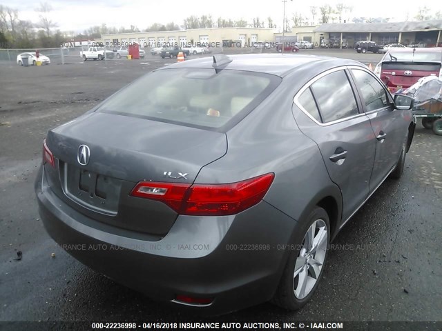 19VDE1F79DE016040 - 2013 ACURA ILX 20 TECH GRAY photo 4
