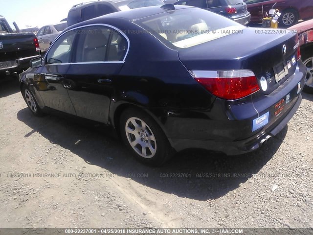 WBANA53584B172159 - 2004 BMW 525 I BLUE photo 3