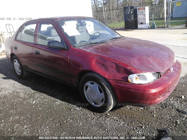1Y1SK52832Z419098 - 2002 CHEVROLET GEO PRIZM LSI RED photo 1