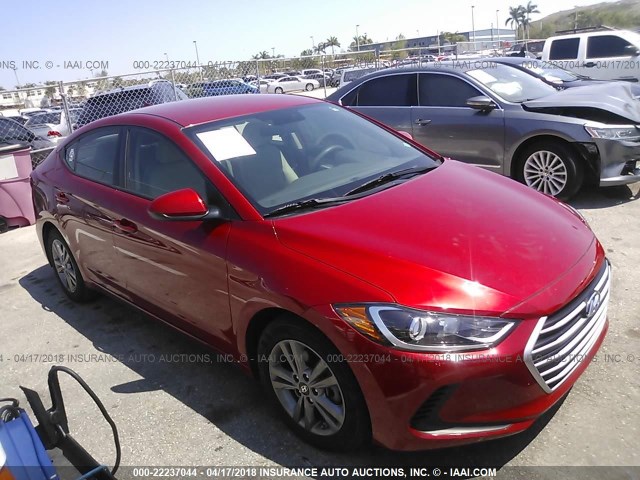 5NPD84LF7HH033500 - 2017 HYUNDAI ELANTRA SE/VALUE/LIMITED RED photo 1