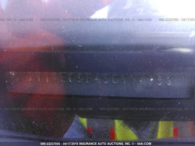 2T1AE09B4SC114795 - 1995 TOYOTA COROLLA LE/DX 蓝色 照片 9