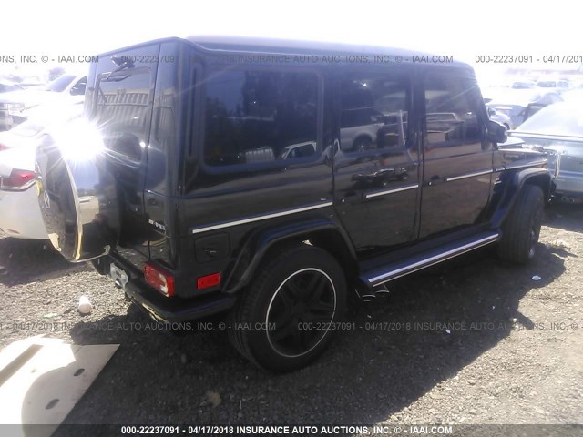 WDCYC7DF3DX210407 - 2013 MERCEDES-BENZ G 63 AMG BLACK photo 4