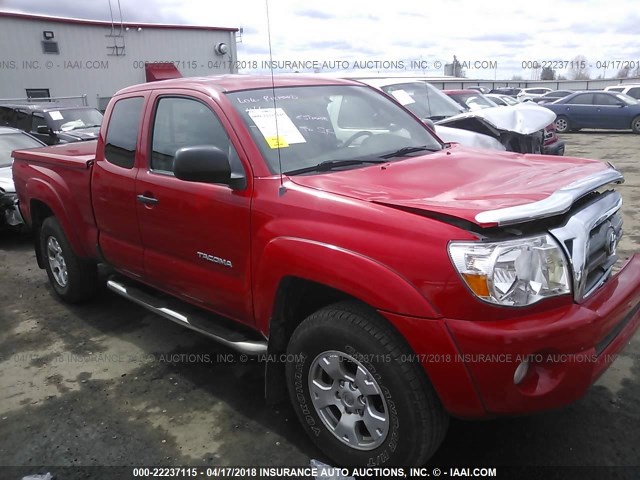5TEUU42N67Z327471 - 2007 TOYOTA TACOMA ACCESS CAB Rot Foto 1