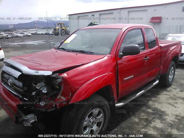 5TEUU42N67Z327471 - 2007 TOYOTA TACOMA ACCESS CAB Rot Foto 2
