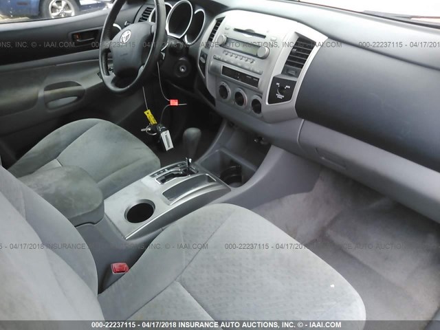 5TEUU42N67Z327471 - 2007 TOYOTA TACOMA ACCESS CAB Rot Foto 5