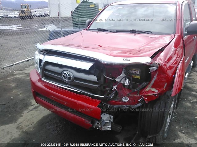 5TEUU42N67Z327471 - 2007 TOYOTA TACOMA ACCESS CAB Rot Foto 6