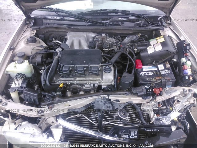 4T1BF28K01U960157 - 2001 TOYOTA CAMRY LE/XLE BROWN photo 10