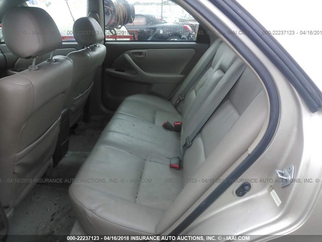 4T1BF28K01U960157 - 2001 TOYOTA CAMRY LE/XLE Kahverengi fotoğraf 8