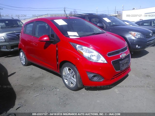 KL8CC6S97DC504688 - 2013 CHEVROLET SPARK 1LT RED photo 1