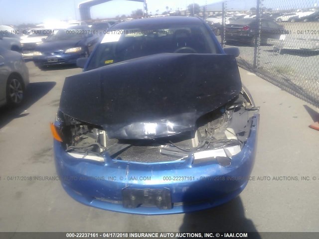 1G8AN14F54Z113349 - 2004 SATURN ION LEVEL 2 BLUE photo 6