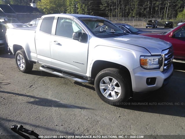 1GTH5BEA3F1207678 - 2015 GMC CANYON SLE SILVER photo 1