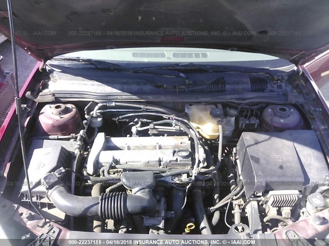 1G1ZS58F67F205488 - 2007 CHEVROLET MALIBU LS 栗色 照片 10